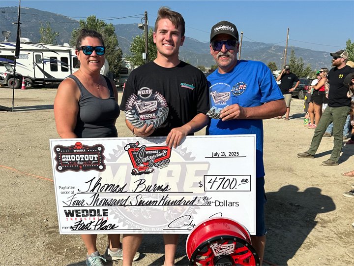 2025 Weddle Swinger's Ball winner Thomas Burns