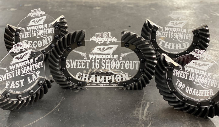 Weddle Sweet 16 Shootout Trophies